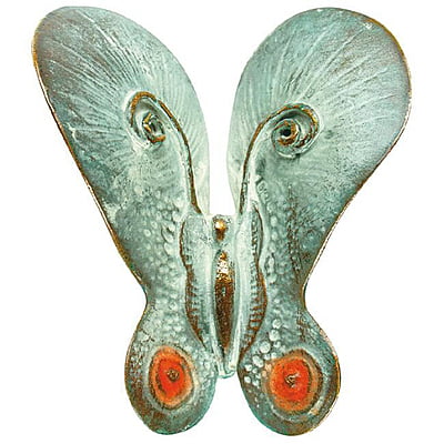Mooie bronzen mint/rood vlinder
