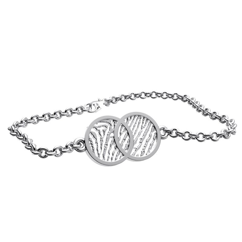 Royolz vingerafdruk armband infinity Royolz vingerafdruk armband infinity