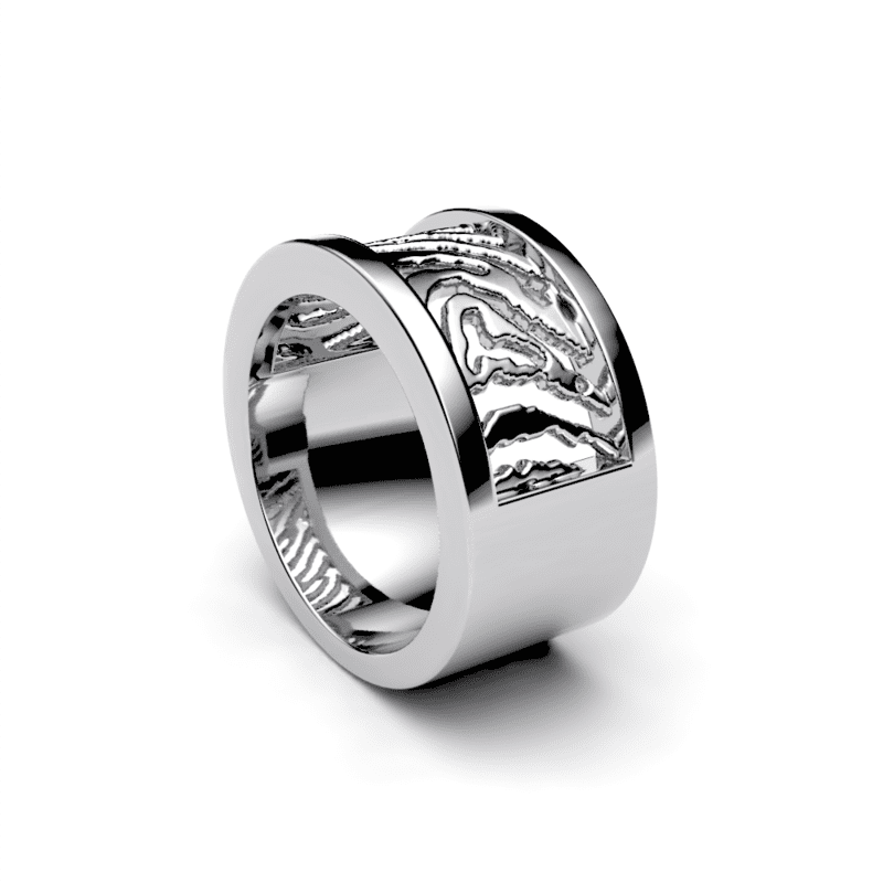 Royolz vingerafdruk ring Royolz vingerafdruk ring