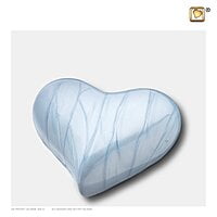 H668 Heart Child Urn Blue H668 Heart Child Urn Blue