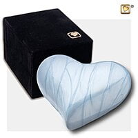 H668 Heart Child Urn Blue H668 Heart Child Urn Blue
