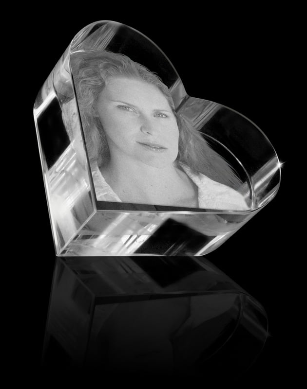 Hart (2d & 3d) Glas Hart (2d & 3d) Glas