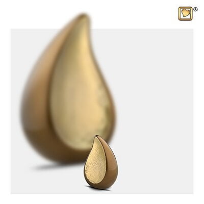 Mini-urnen Teardrop goud