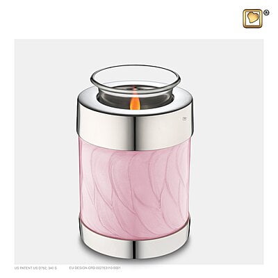 Mini Messing Urn met waxinelichtje T667 Mini Messing Urn met waxinelichtje T667