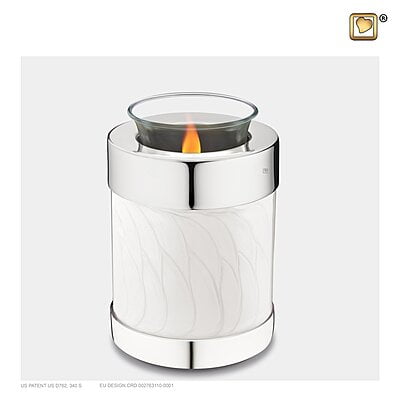Mini Messing Urn met waxinelichtje T671 Mini Messing Urn met waxinelichtje T671