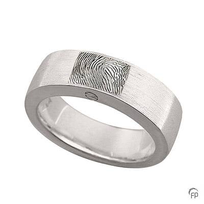 R 033.6.FPM Assieraad ring mat met fingerprint