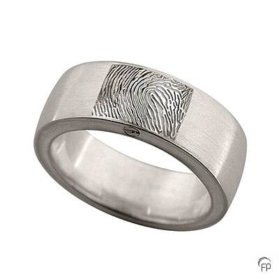R 033.8.FPM Assieraad ring mat met fingerprint