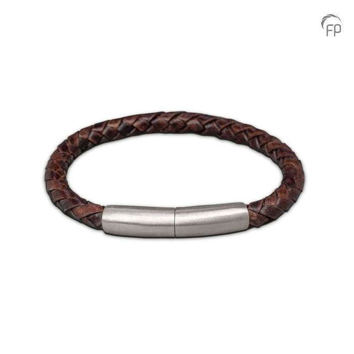 FPU 604 Embrace Armband Gevlochten Leder Zwart FPU 604 Embrace Armband Gevlochten Leder Zwart