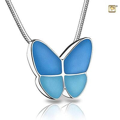 Assieraad hanger Butterfly blauw