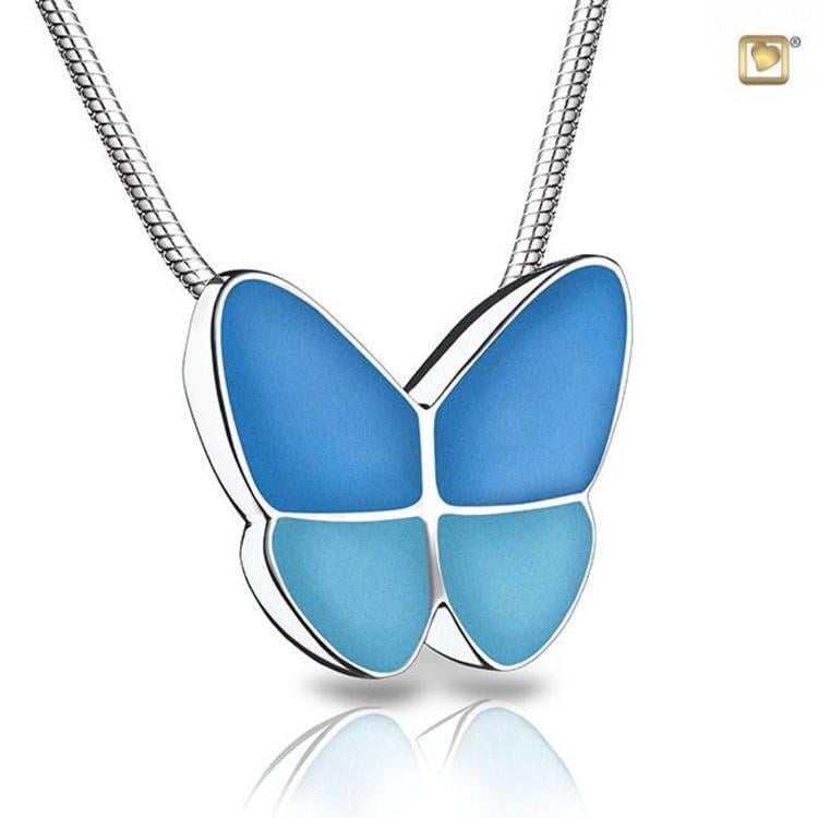 Assieraad hanger Butterfly blauw Assieraad hanger Butterfly blauw