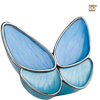 Grote LoveUrns Butterfly Urn Blauw